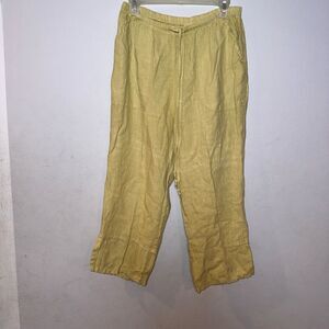 Match Point Linen Pant Cropped Pants